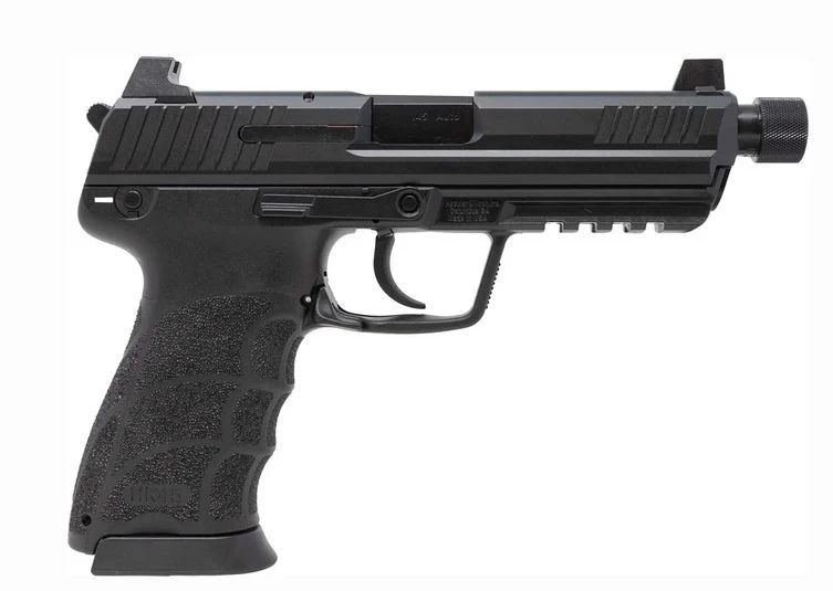 H&K 45AP DA 10R B Night Sights Threaded Barrel - 10+1 Rounds | 5.2" Barrel | Blue/Black