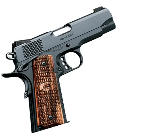Kimber Pro Raptor II 8+1 .45 ACP 4" - 8+1 Rounds | 4" Barrel | Wood Grips | Blue/Black | Night Sights