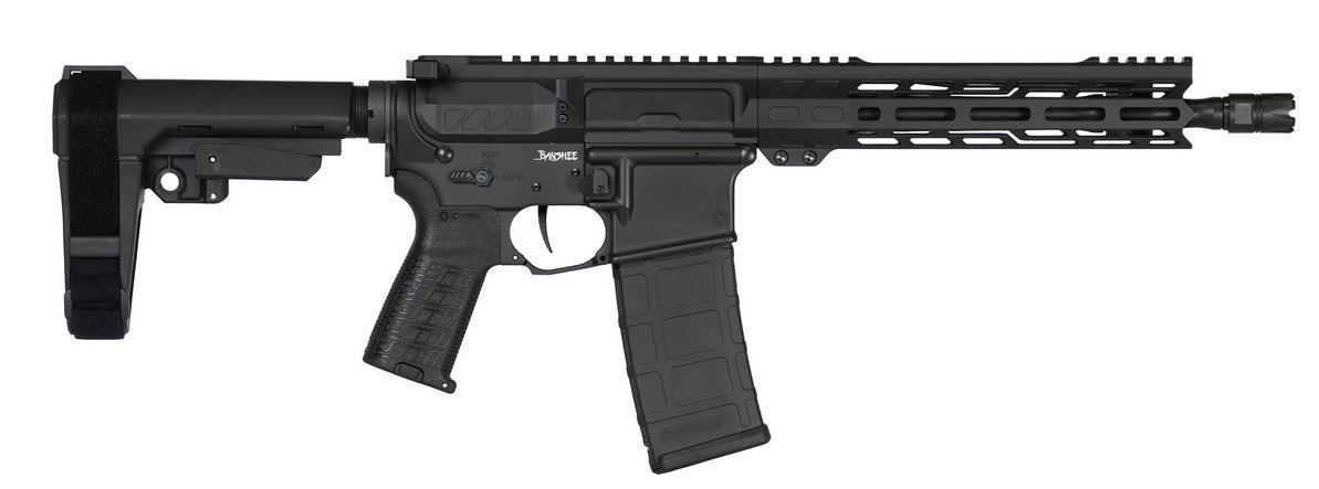 CMMG Inc. Banshee Mk4 5.56 NATO Semi Auto Pistol - 30+1 Rounds | 10.5" Barrel | Blue/Black