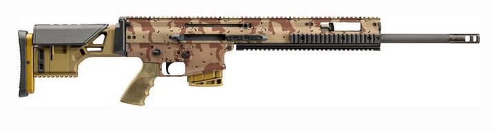 FN America SCAR 20S NRCH 7.62x39 Semi-Automatic Rifle - 10+1 Rounds | 20" Barrel | Adjustable Stock | Brown