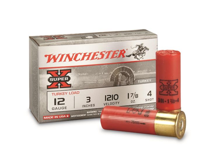 Winchester 12Ga Super-X Turkey 3" 1 7/8 oz, #4 Copper Platted 10rd box