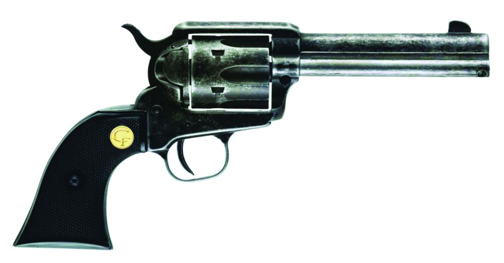 Chiappa SAA 1873 Black Synthetic 22 Long Rifle Revolver - 6 Rounds | 4.75" Barrel | Polymer Grips