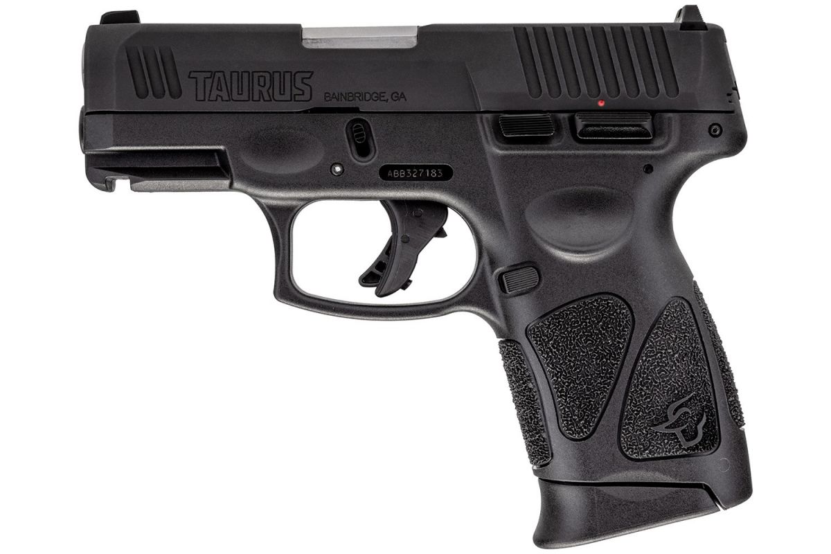 Taurus G3C 9mm Semi Auto Pistol 12+1, 3 Magazines - 12 Rounds | 3.26" Barrel | Polymer Grips | Blue/Black