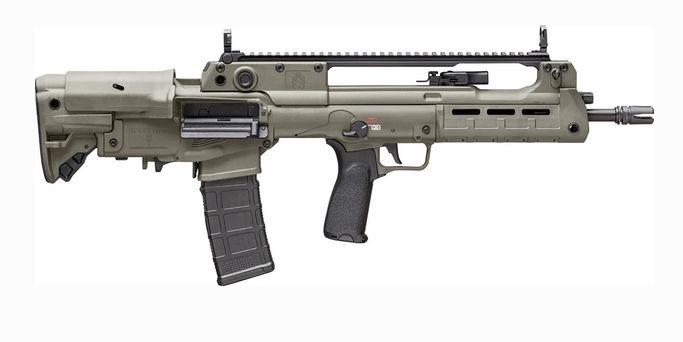 Springfield Armory Hellion 5.56mm Bullpup Rifle - 30+1 Rounds | 16" Barrel | 5-Position Adjustable Stock | Blue/Black