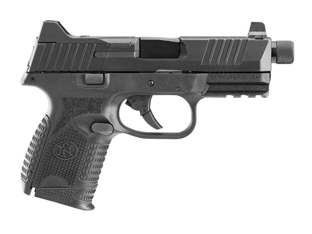 FN 509 Compact Tactical Black 10+1 9mm Pistol - 10+1 Rounds | 4.3" Barrel | Polymer Grips | Blue/Black
