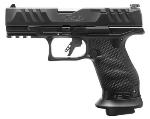 Walther Arms PDP Pro-E, 9mm Semi Auto Pistol 4" Black, Optic Ready, 18+1 - 18+1 Rounds | 4" Barrel
