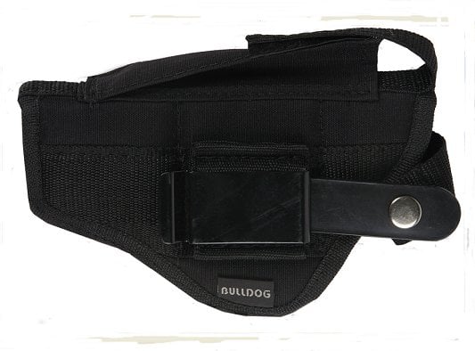 Bulldog Cases Black Extreme Holster For Ruger Mark - Black Color | Ruger Mark Gun Mod | Nylon Material | Textured Model | Belt Holster Type