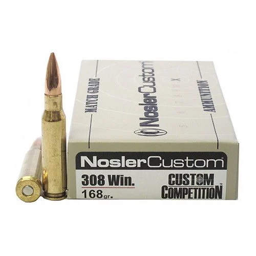 Nosler Trophy 308 Winchester (7.62 NATO) Custom Competition - Brass Casing