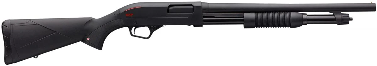 Winchester SXP Defender Black 18" 12 Gauge Shotgun - 5+1 Rounds | 18" Barrel | 3" Chamber | Fixed Stock | Synthetic | Blue/Black