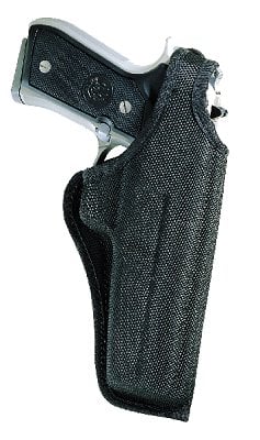 Bianchi Hip Holster Black Accumold Hip 4" Colt King Cobra/Python; SW 19/586 Right Hand Thumb Snap - Black Color | Accumold Trilaminate Material | Textured Model | Belt Type
