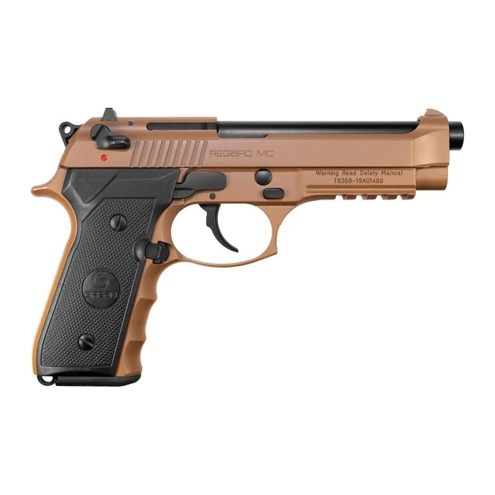 Girsan Regard MC 9mm Semi Auto Pistol - 18+1 Rounds | 4.9" Barrel | Polymer Grips | FDE/Tan | 3-Dot Sights