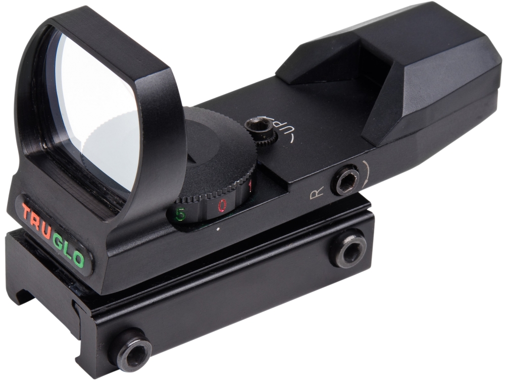 TruGlo 1x 34mm 5 MOA Red Dot Sight - CR2032Battery | Unlimited Eye Relief | Wide Field of View | 1x Fixed Magnification