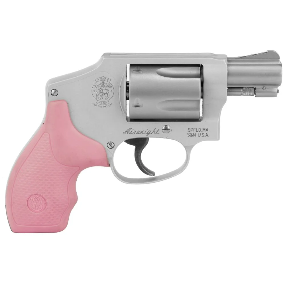 Smith & Wesson Model 642 Airweight 38 Special Revolver - 5 Rounds | 1.87" Barrel | Polymer Grips | Stainless/Silver