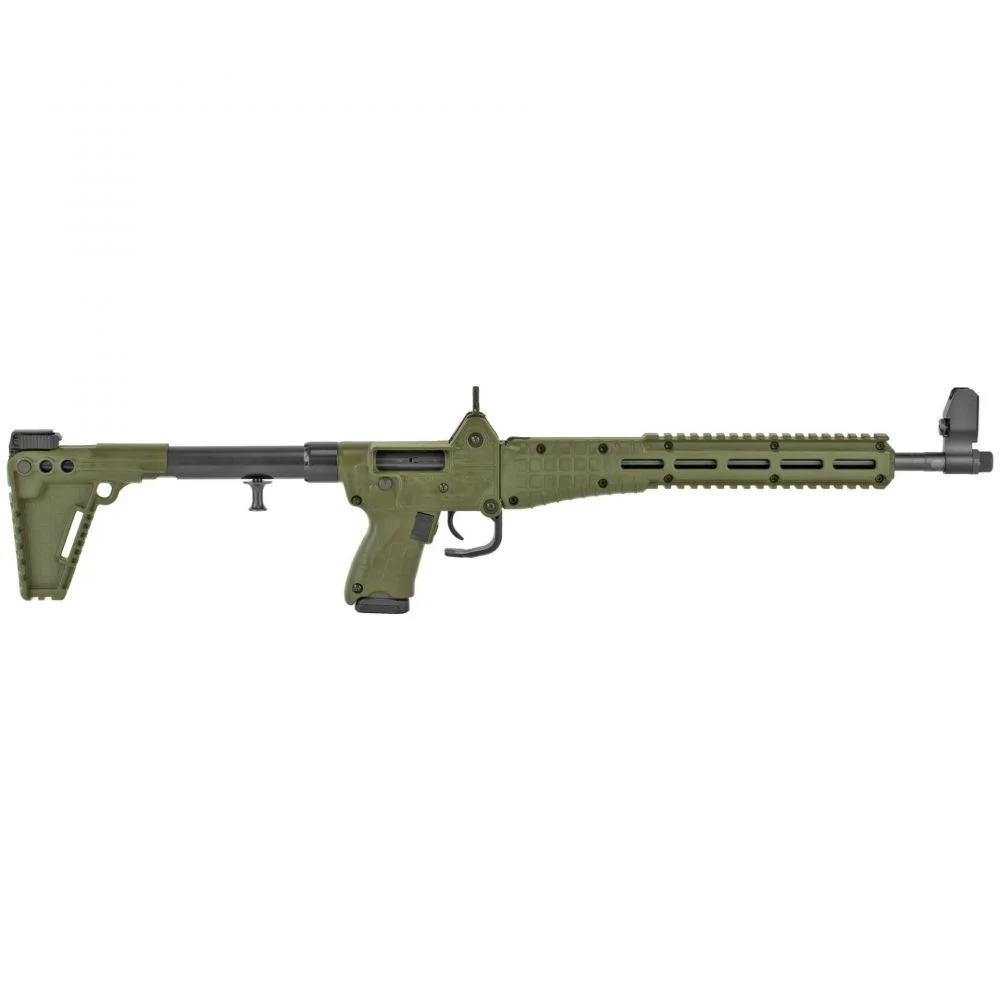 Keltec SUB2000 G2 9mm Semi Auto Rifle - 15 Rounds | 16" Barrel | Olive Drab Green Stock | Synthetic