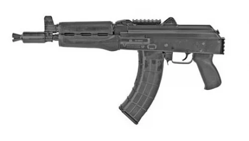 Zastava ZPAP92 7.62x39mm Semi-Auto Pistol - 30 Rounds | 10" Barrel | Polymer Grips | Blue/Black