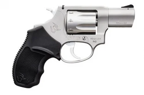 Taurus 942 Stainless 2" 22 Long Rifle Revolver - 8 Rounds | 2" Barrel | Rubber Grips | Stainless/Silver | 2-Dot Sights