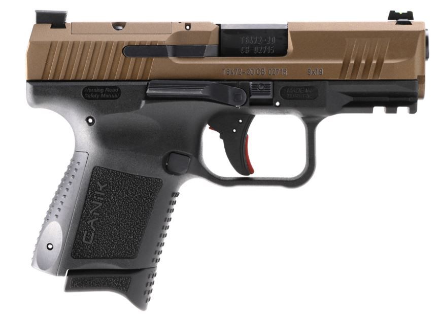 Canik TP9 Elite SC 9mm Semi Auto Pistol - 15+1 Rounds | 3.5" Barrel | FDE/Tan | 3-Dot Sights