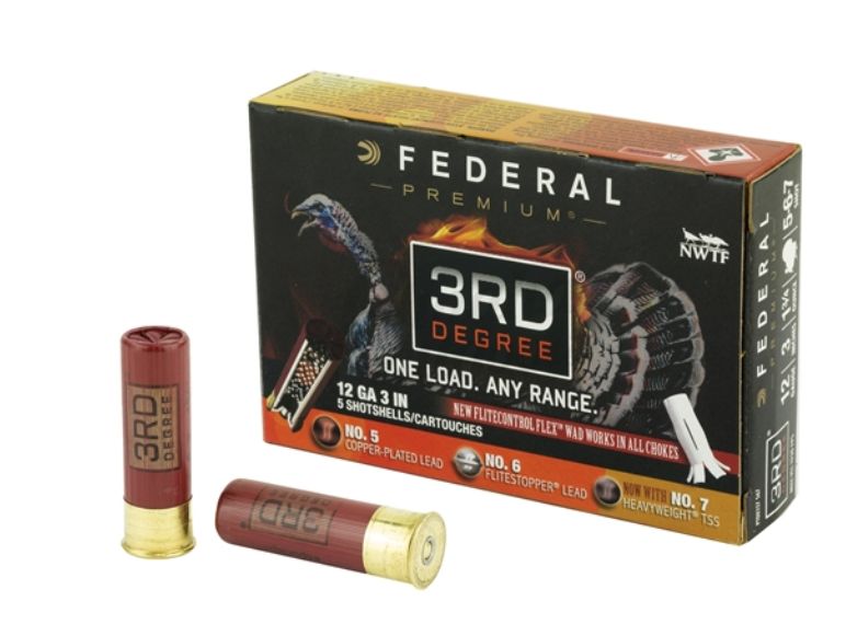 Federal 3rd Degree12 Gauge Ammo3" #5/6/71-3/4 Ounce 1250fps 5rd box