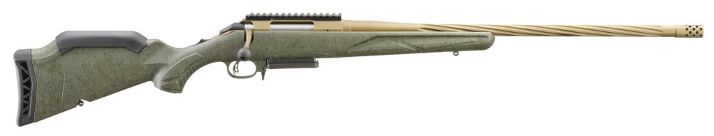 Ruger American Predator Gen II 308 Winchester Bolt Action Rifle - 3+1 Rounds | 22" Barrel | Green Stock | Synthetic | Bronze