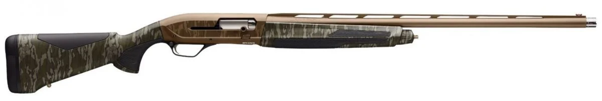 Browning Maxus II Wicked Wing 12 Gauge 28" Barrel, 3.5" Chamber, Burnt Bronze, Mossy Oak Bottomland, 4 Rounds - 4 Rounds | 28" Barrel | 3.5" Chamber