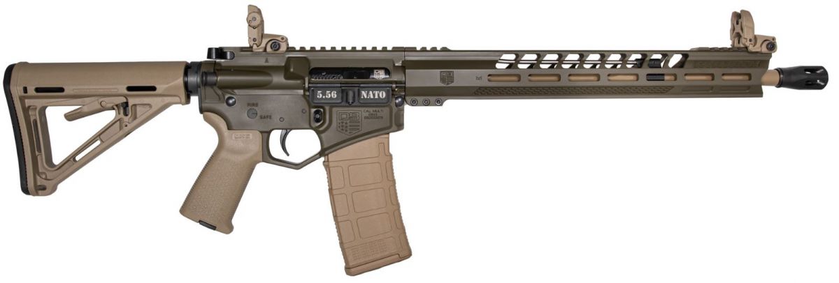 Diamondback DB15 5.56 Rifle 16" FDE/OD Green 30+1 - 30+1 Rounds | 16" Barrel | FDE Synthetic Stock | Synthetic | Green