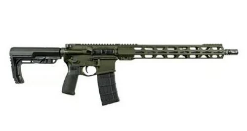 ZRO Delta Zulu2 .223 Wylde Semi Auto Rifle - 30+1 Rounds | 16" Barrel | Adjustable Stock | Green