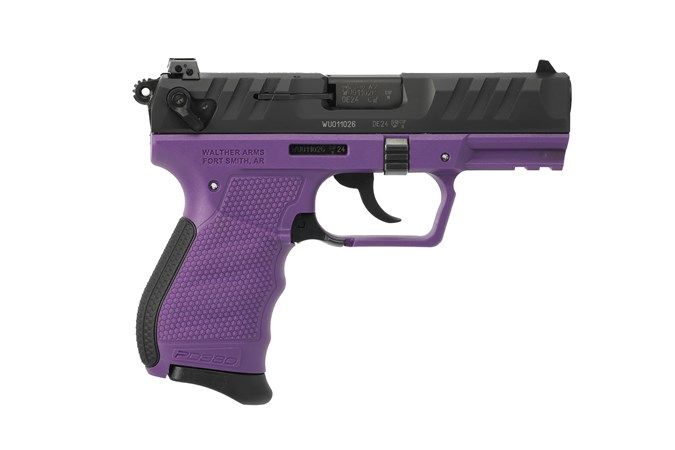 Walther Arms PD380 380 ACP Semi Auto Pistol - 9+1 Rounds | 3.7" Barrel | Polymer Grips | Blue/Black | 3-Dot Sights