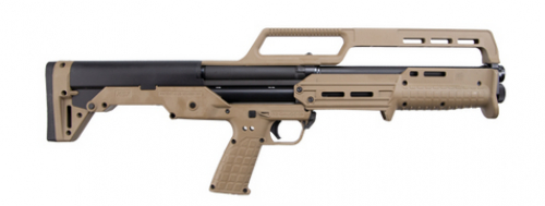 Kel-Tec KS7 Tan Tactical 12ga Shotgun 18.5" Parkerized 6+1 - 6+1 Rounds | 18.5" Barrel | 2.75" Chamber | Bullpup Stock | Synthetic | FDE/Tan