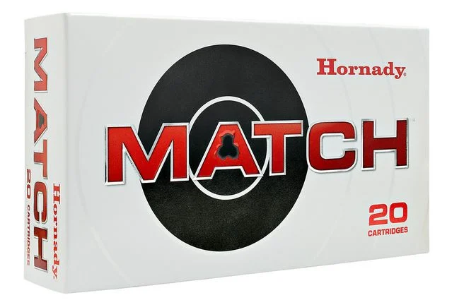 Hornady Match .308 Winchester178gr Boat Tail Hollow Point 20rd box - Brass Casing