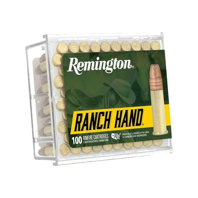 Remington Ammunition .22 LR 42 gr Plated Lead Round Nose 100 Per Box/ 50 Case - Brass Casing