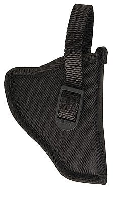 Uncle Mike's Sidekick Hip Holster OWB Size 15, Black Cordura, Left Hand - Black Color | Nylon Material | Textured Model | Belt Type