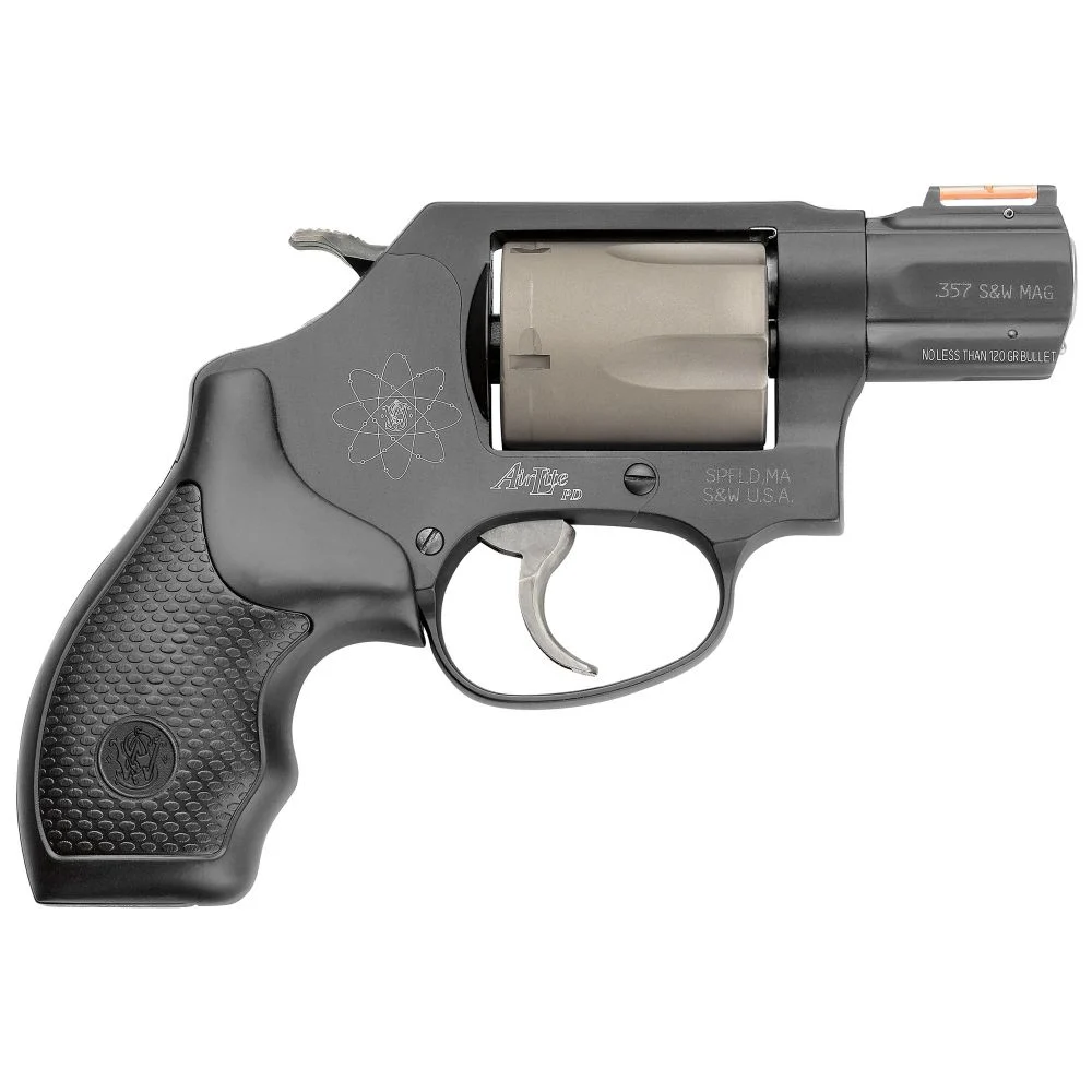 Smith & Wesson Model 360 Personal Defense 357 Magnum Revolver - 5 Rounds | 1.87" Barrel | Polymer Grips | Blue/Black | Night Sights