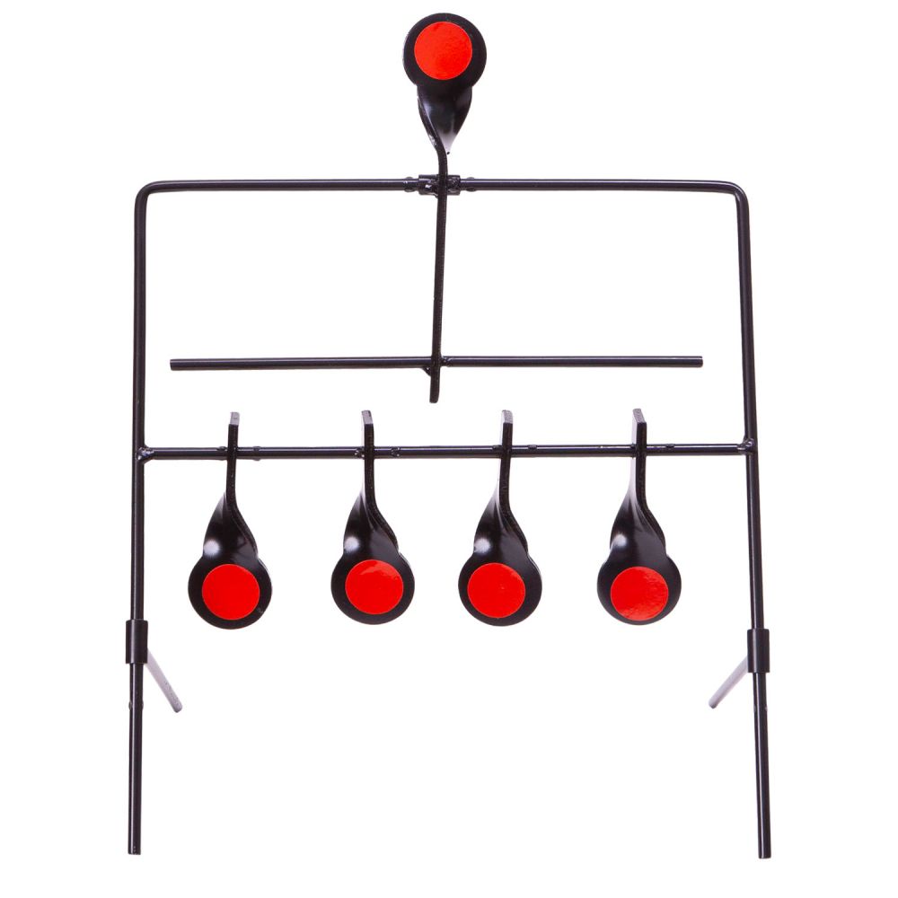 Allen Resetting Rimfire/Air Gun Target Black/Red Steel