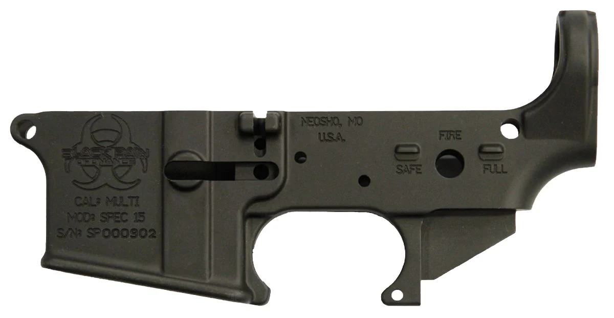Black Rain Ordnance Spec15 Forged Multiple Caliber Lower Receiver