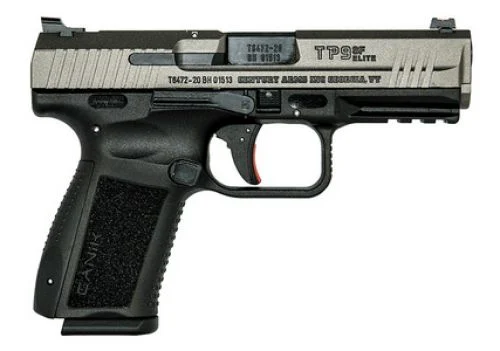 Canik TP9SF Elite 9mm Pistol - 15 Rounds | 4.19" Barrel | Stainless/Silver | 3-Dot Sights