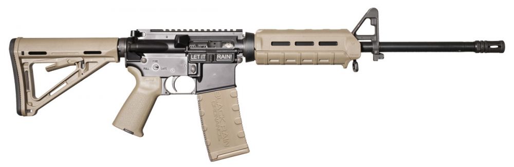 Black Rain Ordnance SPEC-15 5.56 NATO Semi Auto Rifle - 30+1 Rounds | 16" Barrel | Magpul MOE Stock | Blue/Black