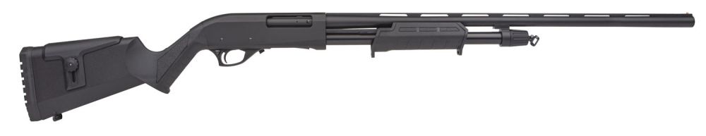 Rock Island Armory All Gen Pump Black 26" 20 Gauge Shotgun - 5 Rounds | 26" Barrel | 3" Chamber | Adjustable Stock | Synthetic | Blue/Black