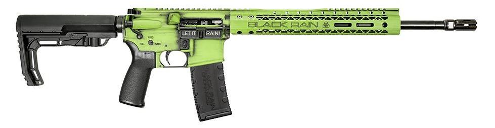 Black Rain Ordnance Spec15 Fusion 5.56x45mm NATO, 16" Barrel, Zombie Green Battleworn, 30 Rounds - 30+1 Rounds | 16" Barrel