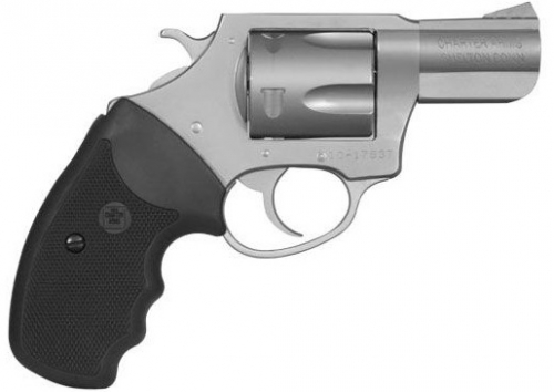 Charter Arms Mag Pug Stainless 2.2" 357 Magnum Revolver - 5 Rounds | 2.2" Barrel | Polymer Grips | Stainless/Silver | 3-Dot Sights