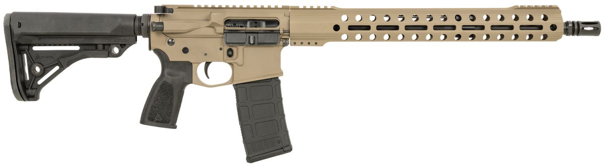 Live Free Armory Battle Rifle Lite 5.56 NATO Semi Auto Rifle - 30+1 Rounds | 16" Barrel | Collapsible Stock | FDE/Tan