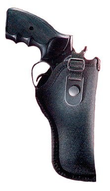 Gunmate Black Hip Holster Fits Belt Width Up To 2" Size 12 - Black Color | Synthetic Material | Textured Model | Belt Type