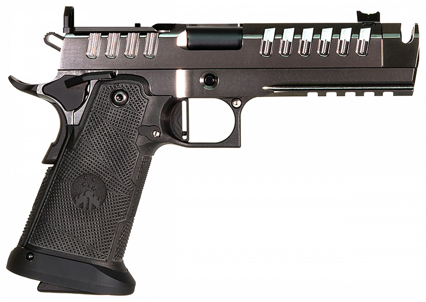 Watchtower Apache 1911 Double Stack 9mm 4.6" Optic Ready 21+1 - 21+1 Rounds | 4.60" Barrel | Fiber Optic Sights