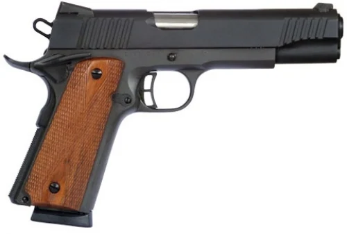Citadel 1911A1 Government 45 ACP Pistol - 8+1 Rounds | 5" Barrel | Wood Grips | Blue/Black