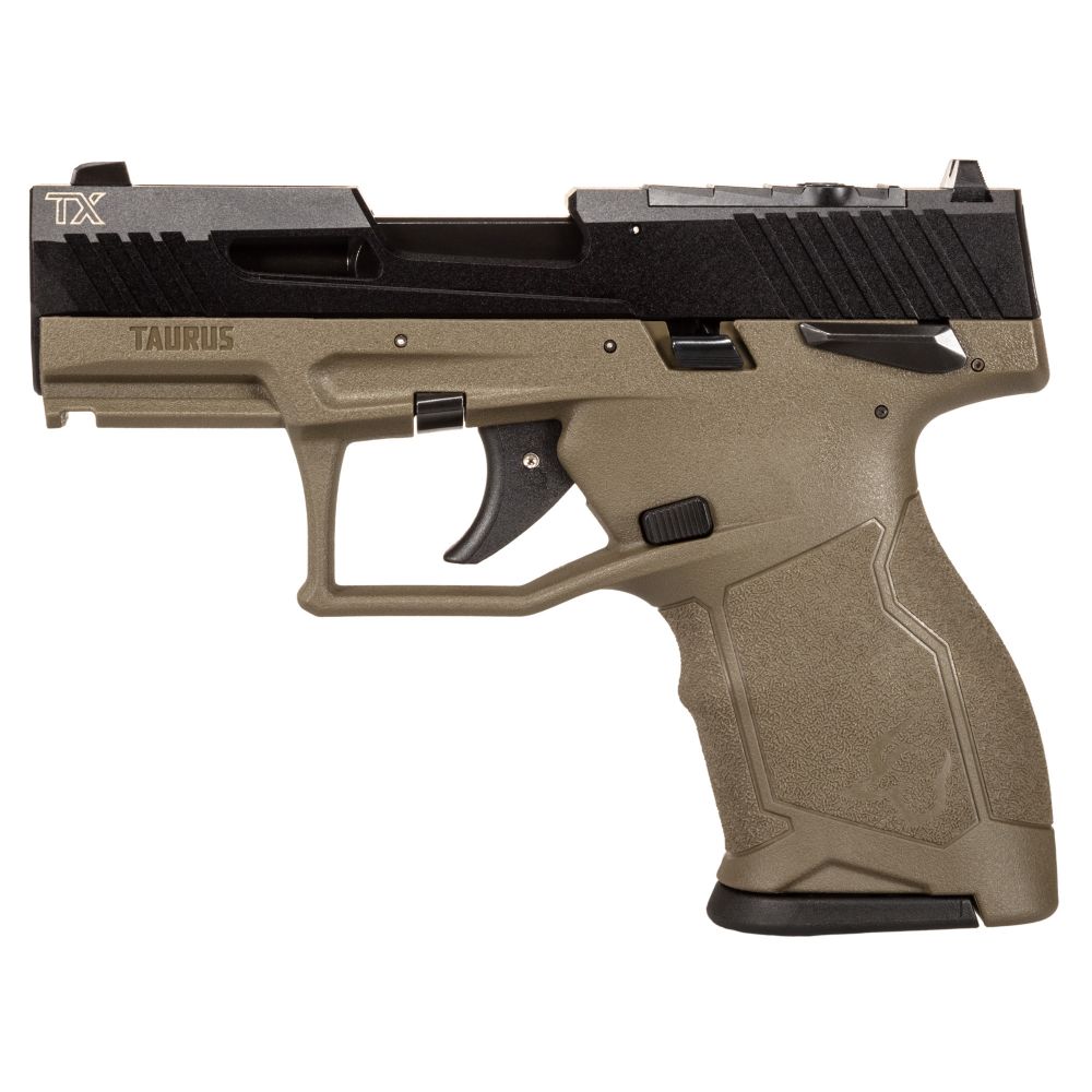 Taurus TX-22 Compact 22LR Semi Auto Pistol - 13+1 Rounds | 3.6" Barrel | Polymer Grips | Blue/Black | Adjustable Sights