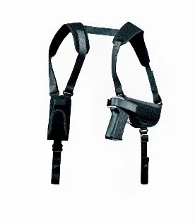 U. Mike's PRO-PAK H SHLDR 0 Black - Except 2" 5 Shot Add Mod | Black Color | Nylon Material | Textured Model | Shoulder Holster System Type
