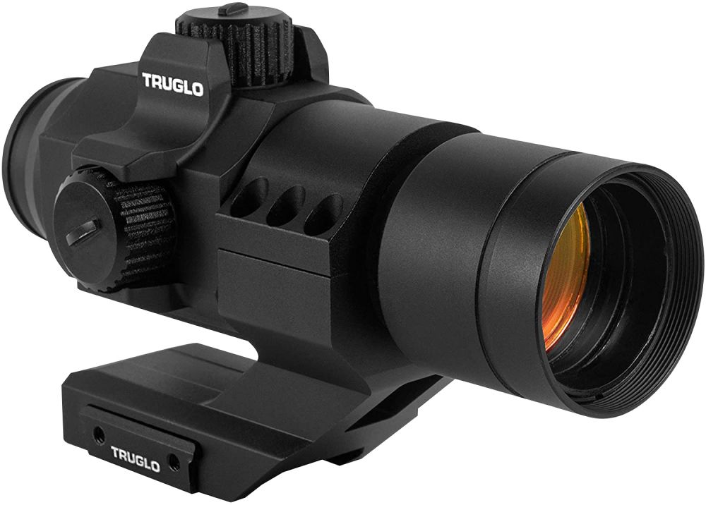 TruGlo Ignite 1x 2 MOA Black Red Dot Sight - AAA Battery | Unlimited Eye Relief | Wide Field of View | 1x Fixed Magnification