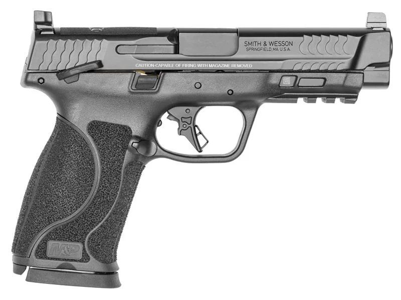 Smith & Wesson M&P M2.0 Optic Ready Thumb Safety 10mm Pistol - 15+1 Rounds | 4.60" Barrel | Blue/Black