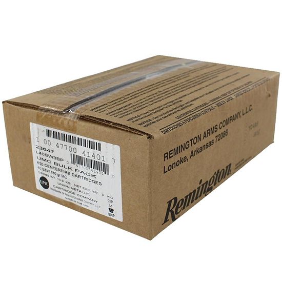 Remington Ammunition UMC 40S&W Metal Case 180 GR 65 - Brass Casing