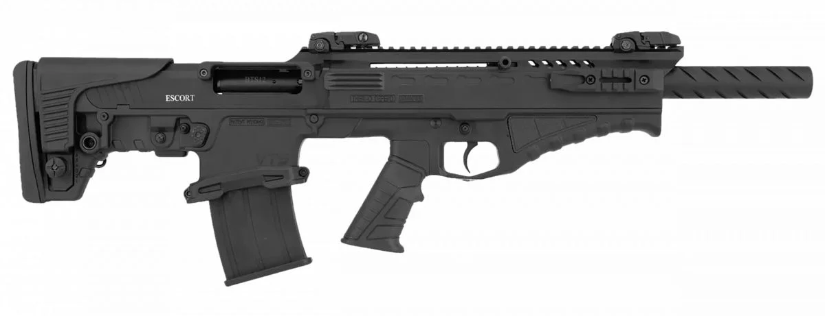 Escort BTS, 12 Gauge, 3" Chamber, 18" Barrel, Black, 5 Rounds - 5+1 Rounds | 18" Barrel | 3" Chamber