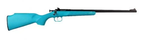 Crickett Robins Egg Blue 22 Long Rifle Single Shot Rifle - 1 Round | 16.1" Barrel | Synthetic Stock | Blue/Black